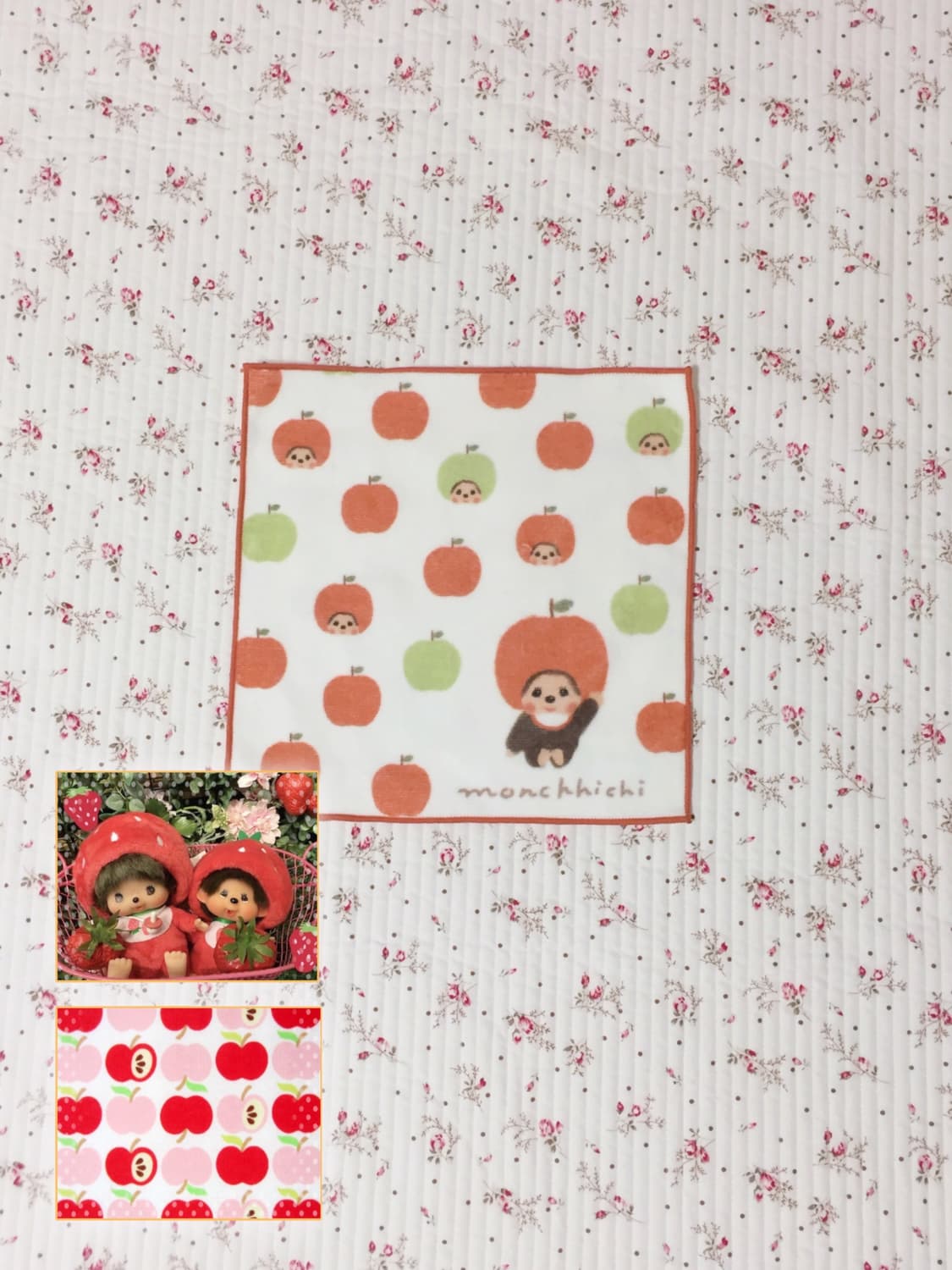 몬치치 사과 핸드타올 상품이미지1