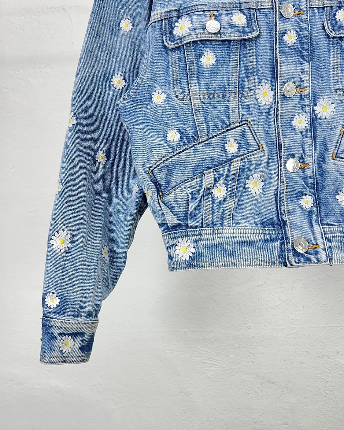산드로 모니카 데이지 엠브로이드 데님 자켓 상품이미지4