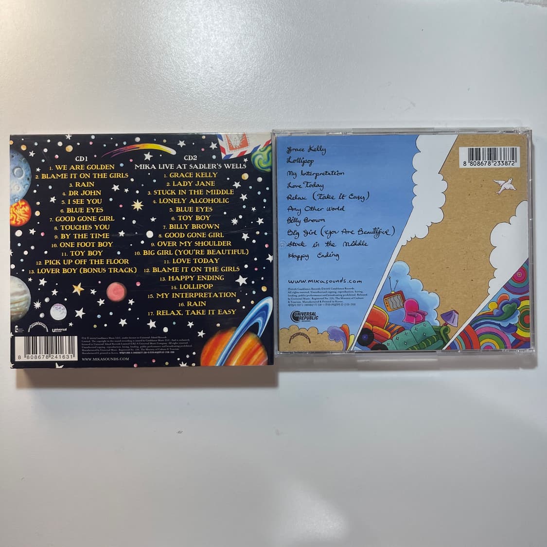 미카 MIKA CD 앨범 1집 2집 일괄 상품이미지3