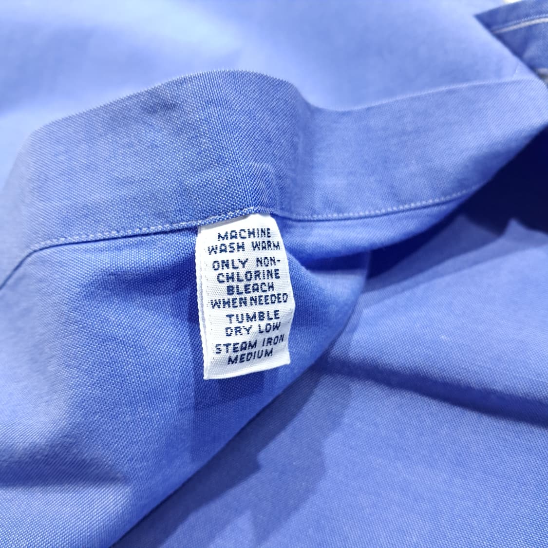 CL769 XL 폴로 90s 홍콩판 핀포인트 버튼다운 블루 셔츠 남방 상품이미지5