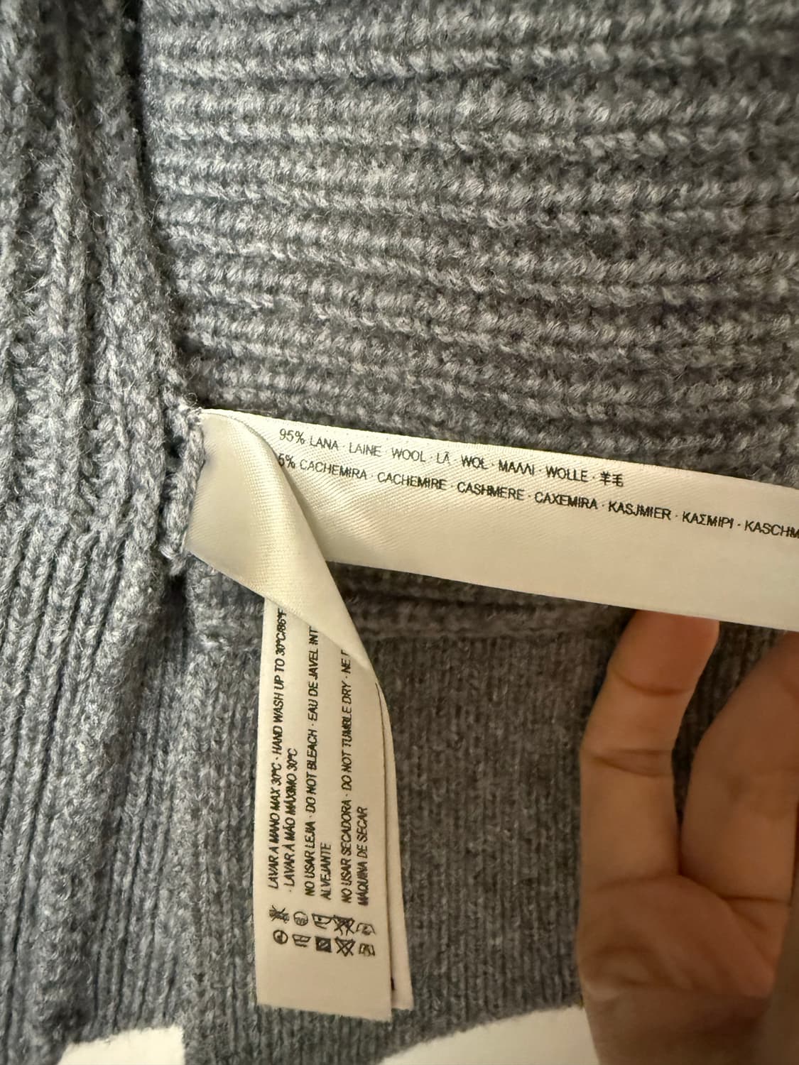 우테르케 그레이 롱 니트 가디건 상품이미지3