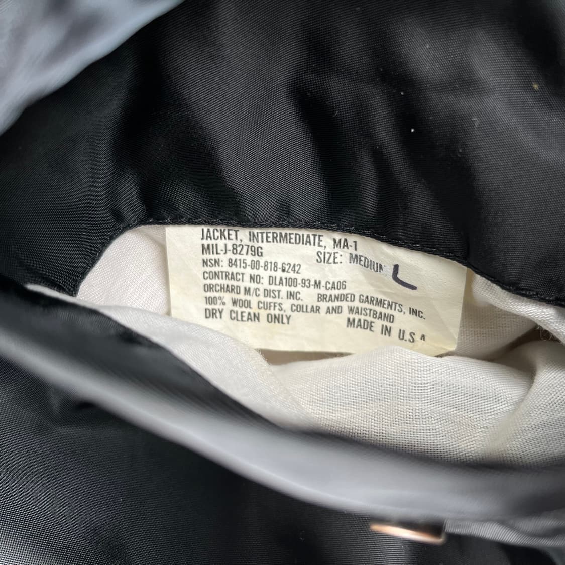 빈티지 Camel 90s 라스베가스 프로모션 패치 MA-1 자켓 상품이미지3