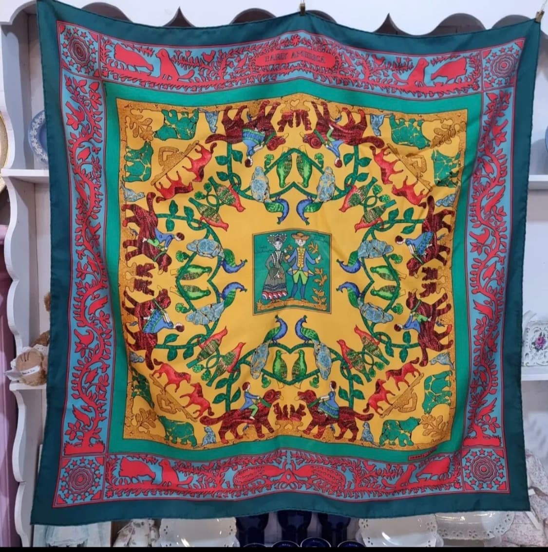 에르메스 카레 90 Early America 실크 스카프 상품이미지1