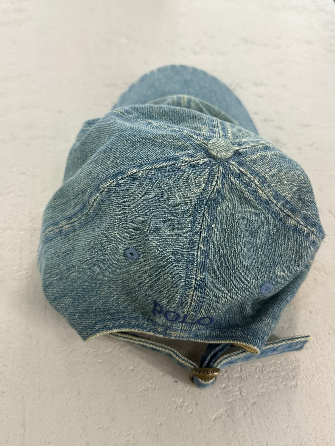 POLO 폴로 랄프로렌 데님 볼캡 모자 free 상품이미지9
