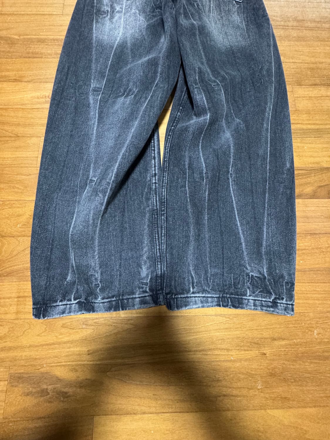 밀로 아카이브 리플렉트 커브드팬츠 블랙 M 상품이미지3