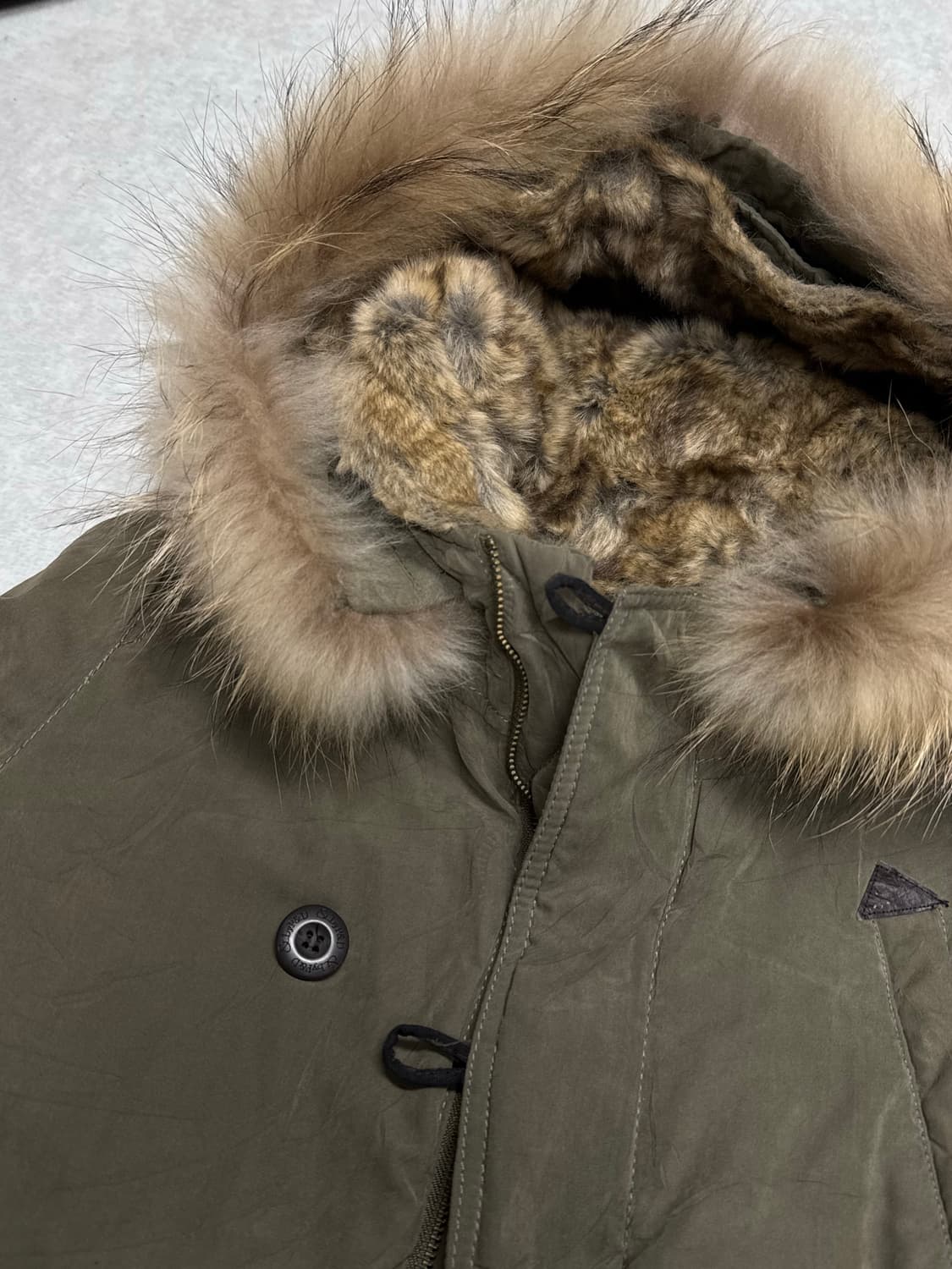 브라운 퍼 야상  상품이미지3