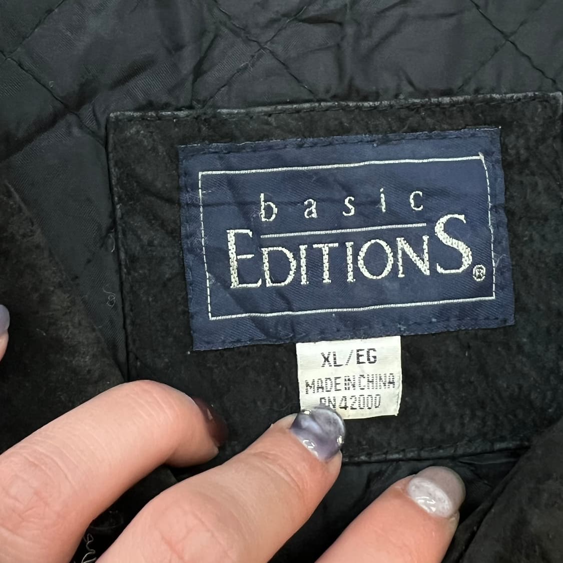 에디션 스웨이드 리얼레더 자켓 r2848 상품이미지5