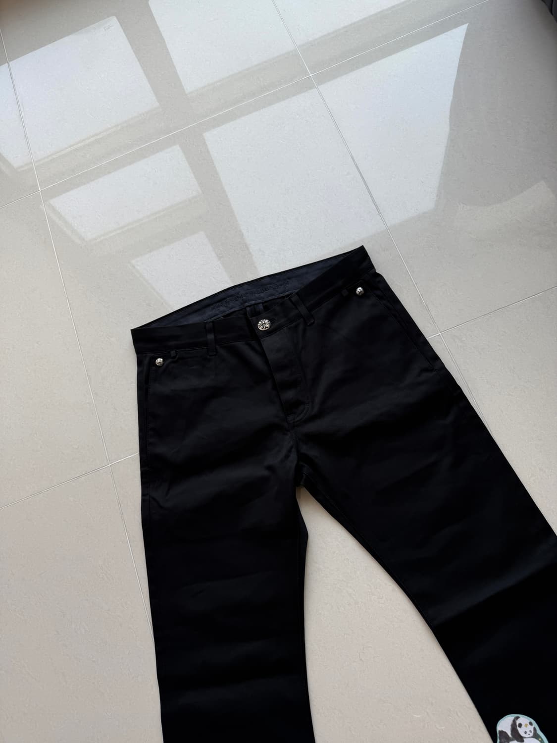 크롬하츠 RS 부츠컷  블랙 팬츠  상품이미지4