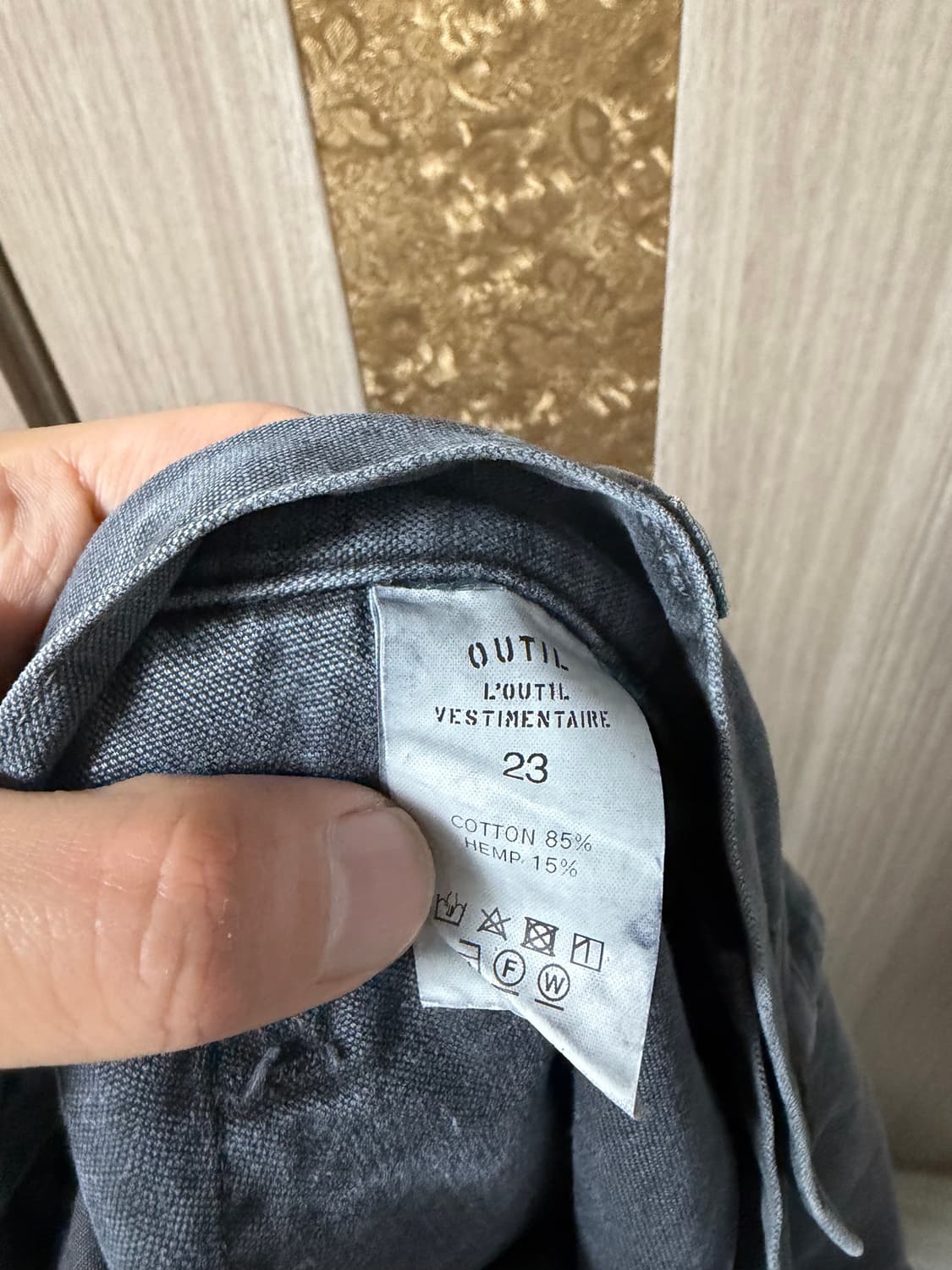 우틸 pantalon blesle m47 트라우저 차콜 23 상품이미지8