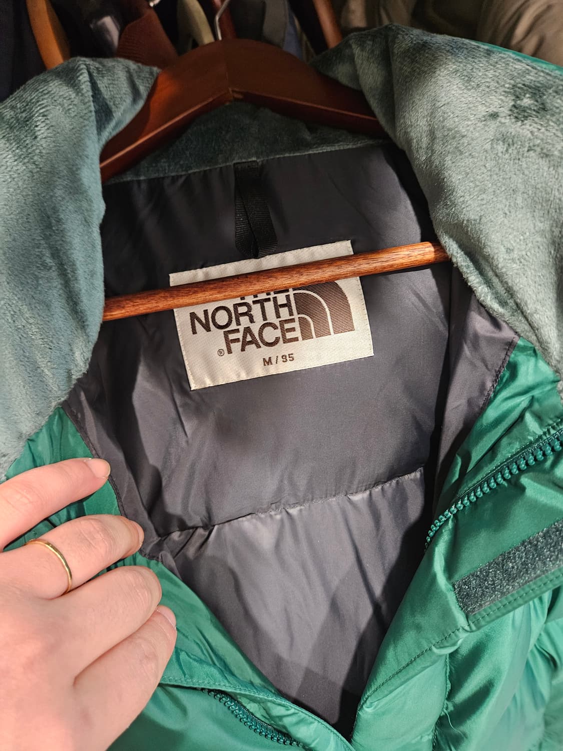 노스페이스 온볼 패딩 그린 상품이미지1