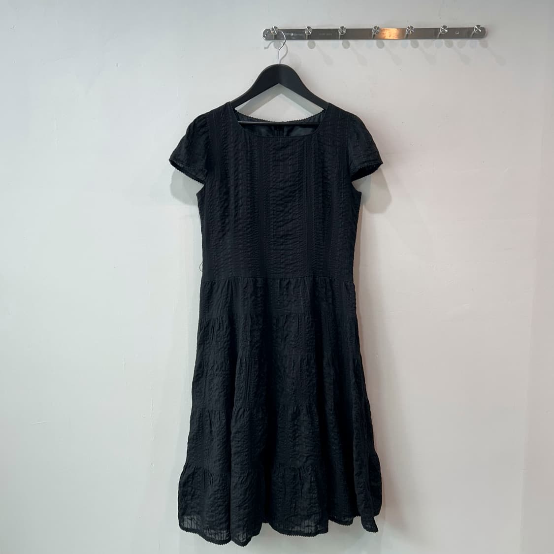블랙 퍼프 캉캉 빈티지 원피스 상품이미지4