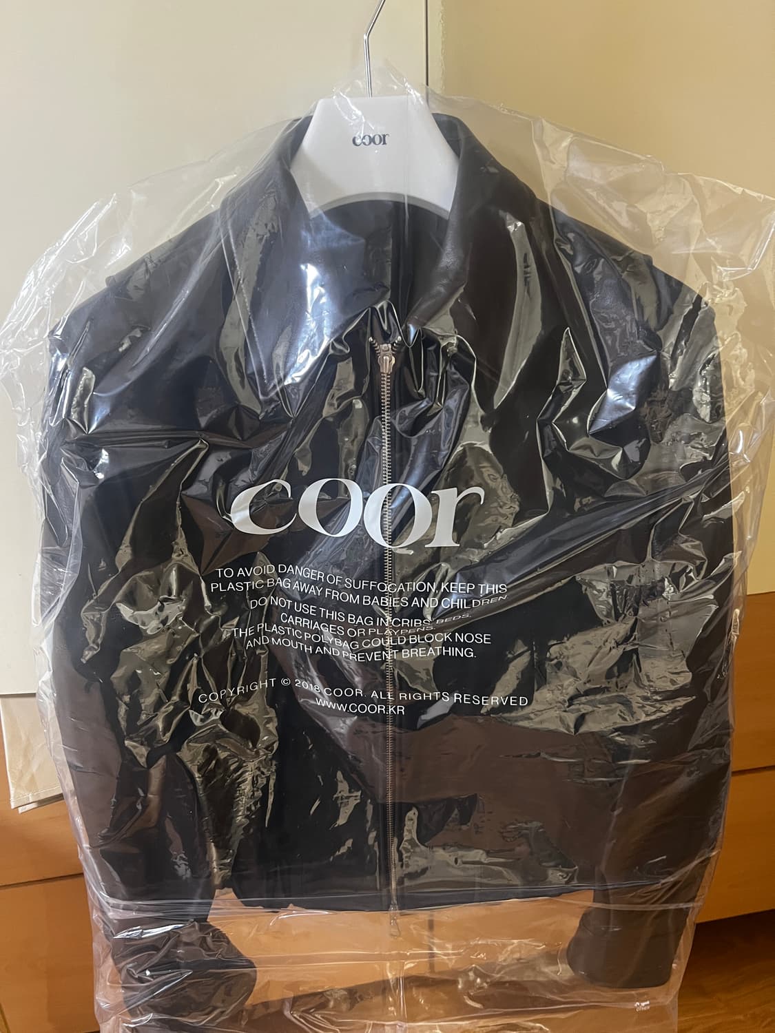 쿠어 엔틱 램스킨 블루종(다크 브라운) 상품이미지2