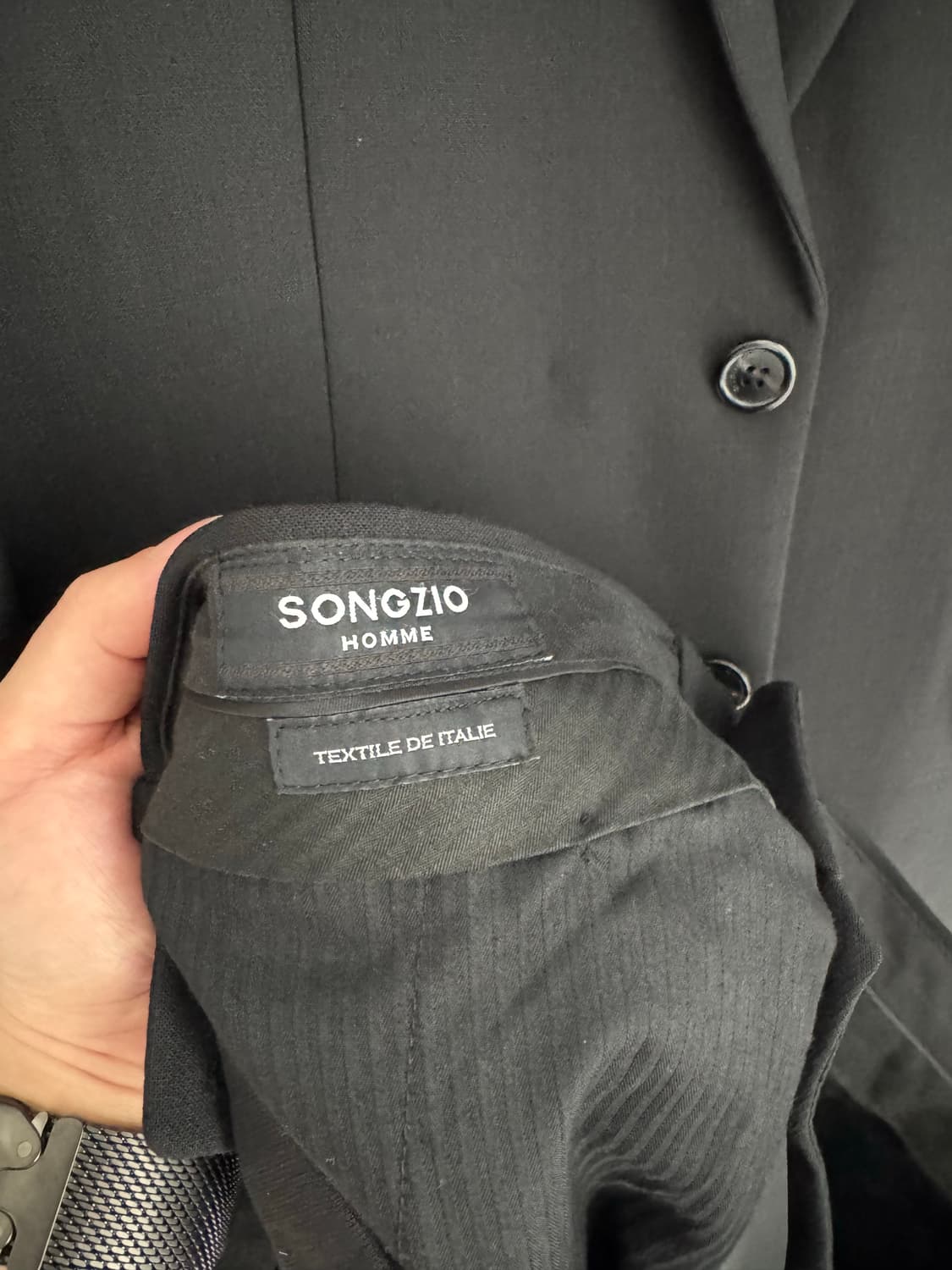 송지오 옴므 블랙 셋업  상품이미지8