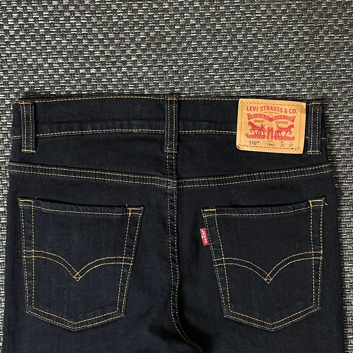 (27) 리바이스 510 28X27 진청 데님 팬츠 스키니 상품이미지7