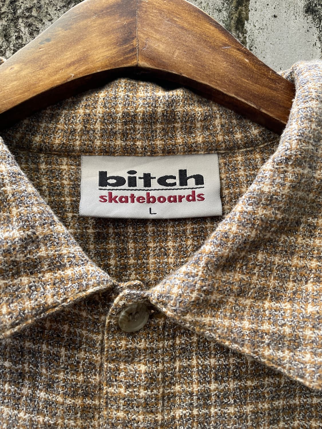 90-00s Bitch skateboards Flannel Shirt 상품이미지3