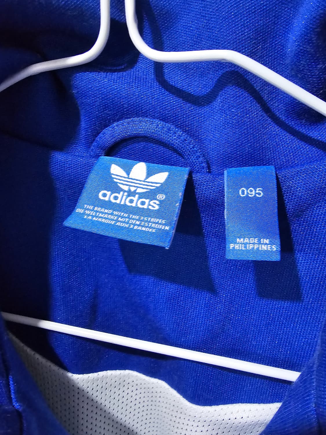 아디다스 블루 파랑 여자 트랙탑 져지집업 85/XS 상품이미지3