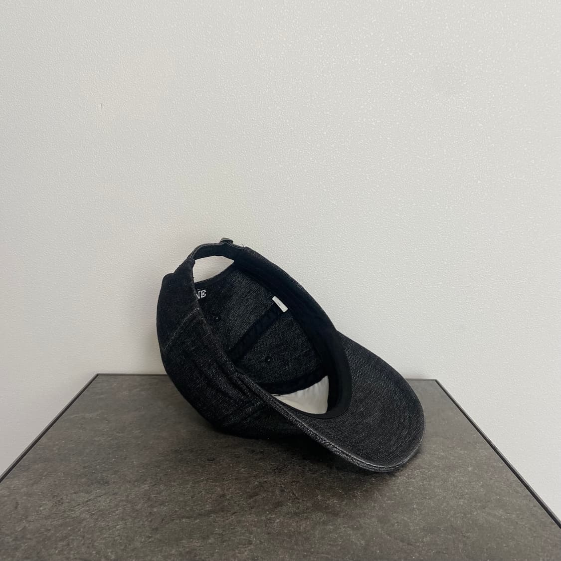 (OS) 슈프림 S로고 볼캡 모자 코듀라 데님 블랙 상품이미지7