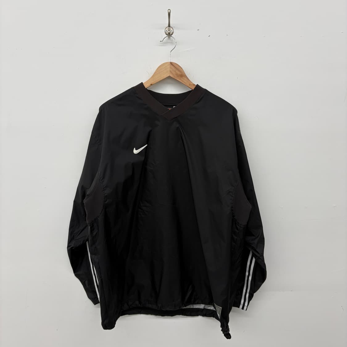 나이키 블랙 바람막이 풀오버 상의 남성XXL 상품이미지1