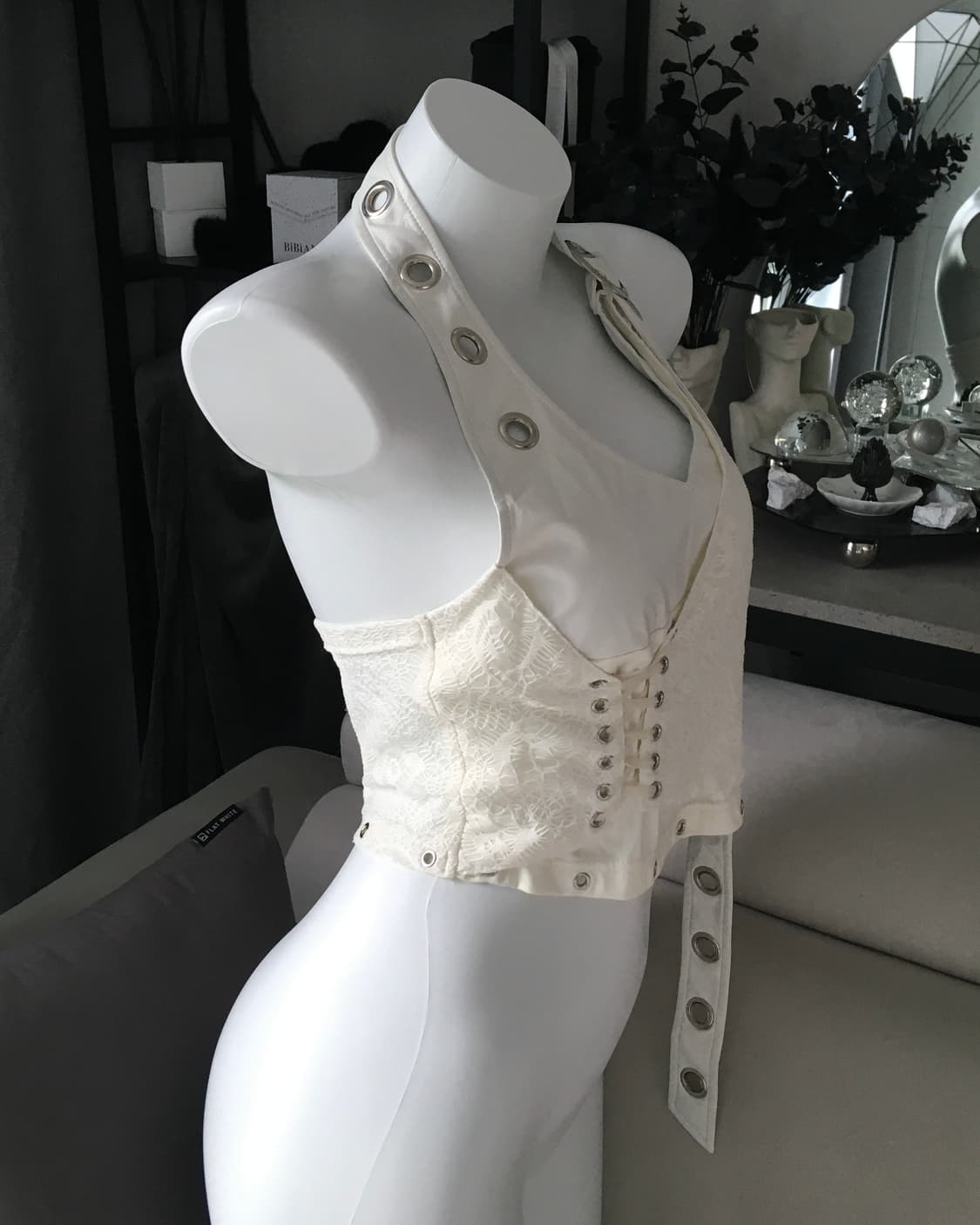 ༒ SATURN LAYERS SET-UP PIECE IN WHITE 상품이미지5