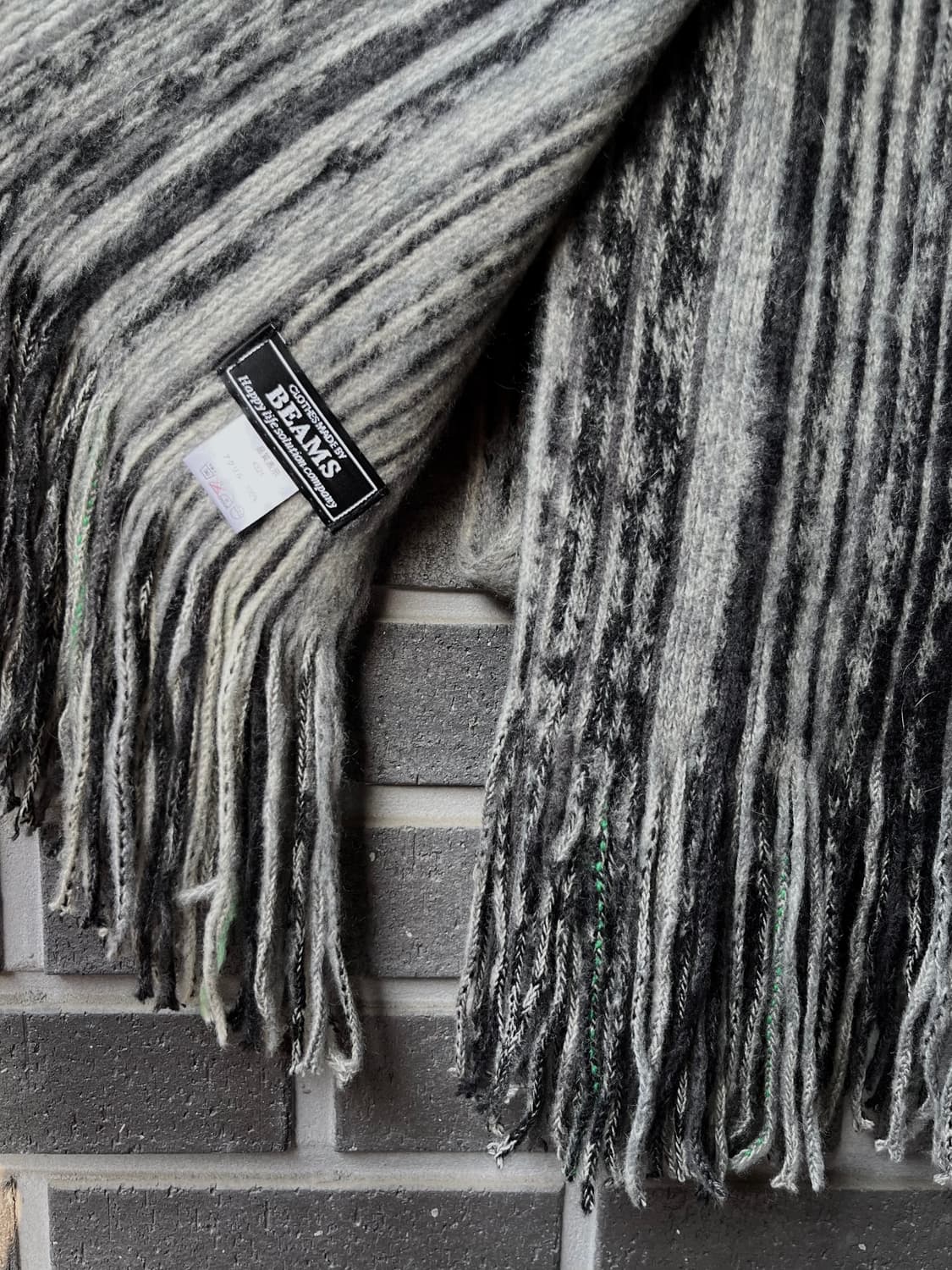 BEAMS 빔즈 스트라이프 머플러 상품이미지1