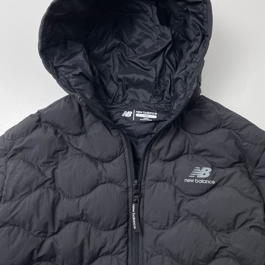 [택포] 뉴발란스 키즈 경량 후드패딩 150 상품이미지3