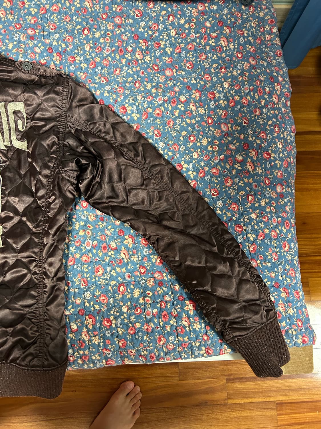 히스테릭글래머 자수 퀄팅 자켓 M 상품이미지3