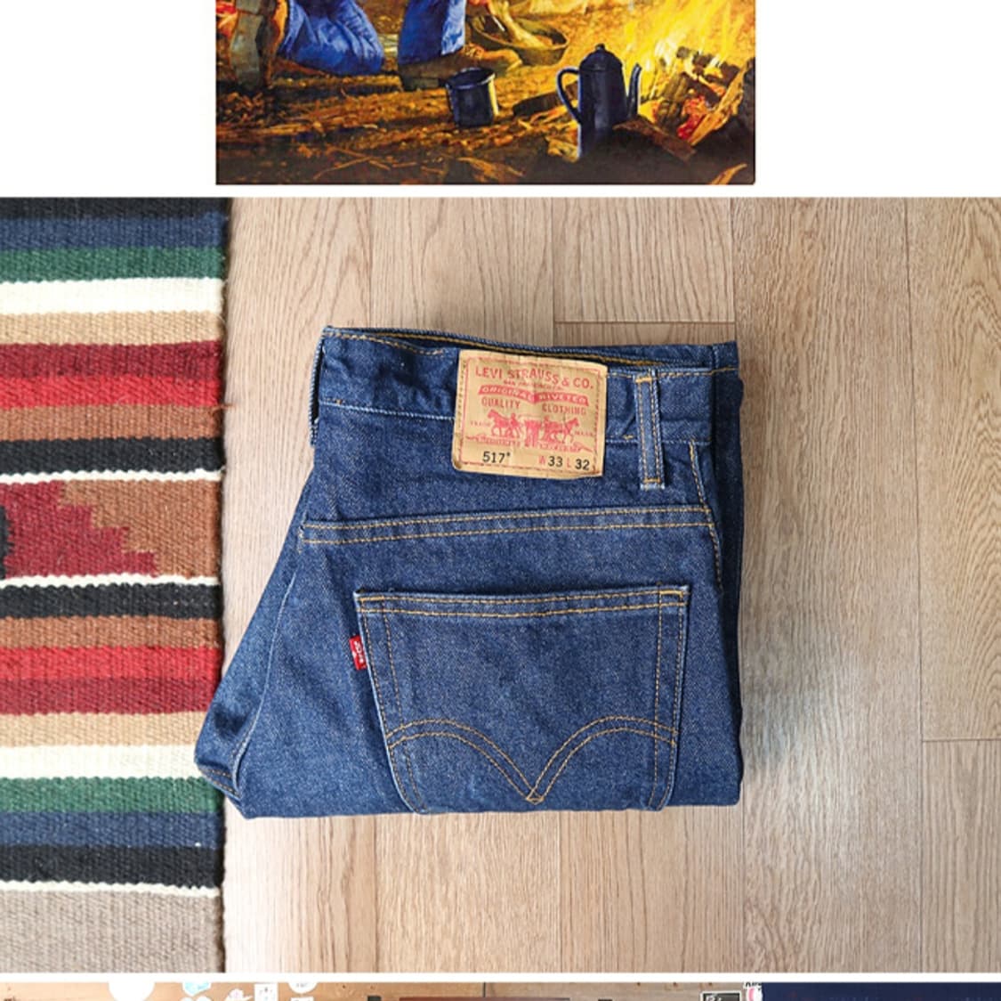 10s levis 리바이스 517 부츠컷 데님  33사이즈 멕시코  상품이미지1