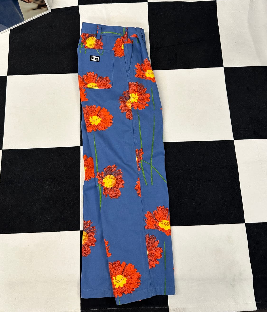 폴른 플라워 핀턱 팬츠 32  상품이미지1