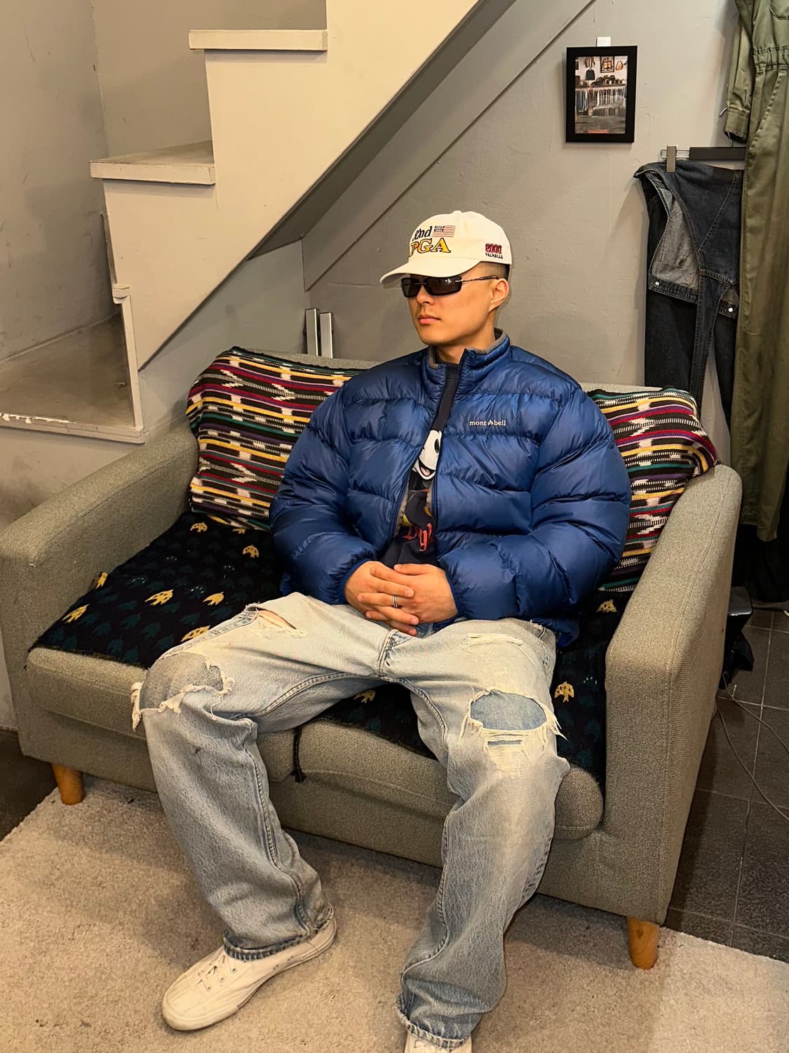 90’s Montbell light-weight padded jacket 상품이미지1