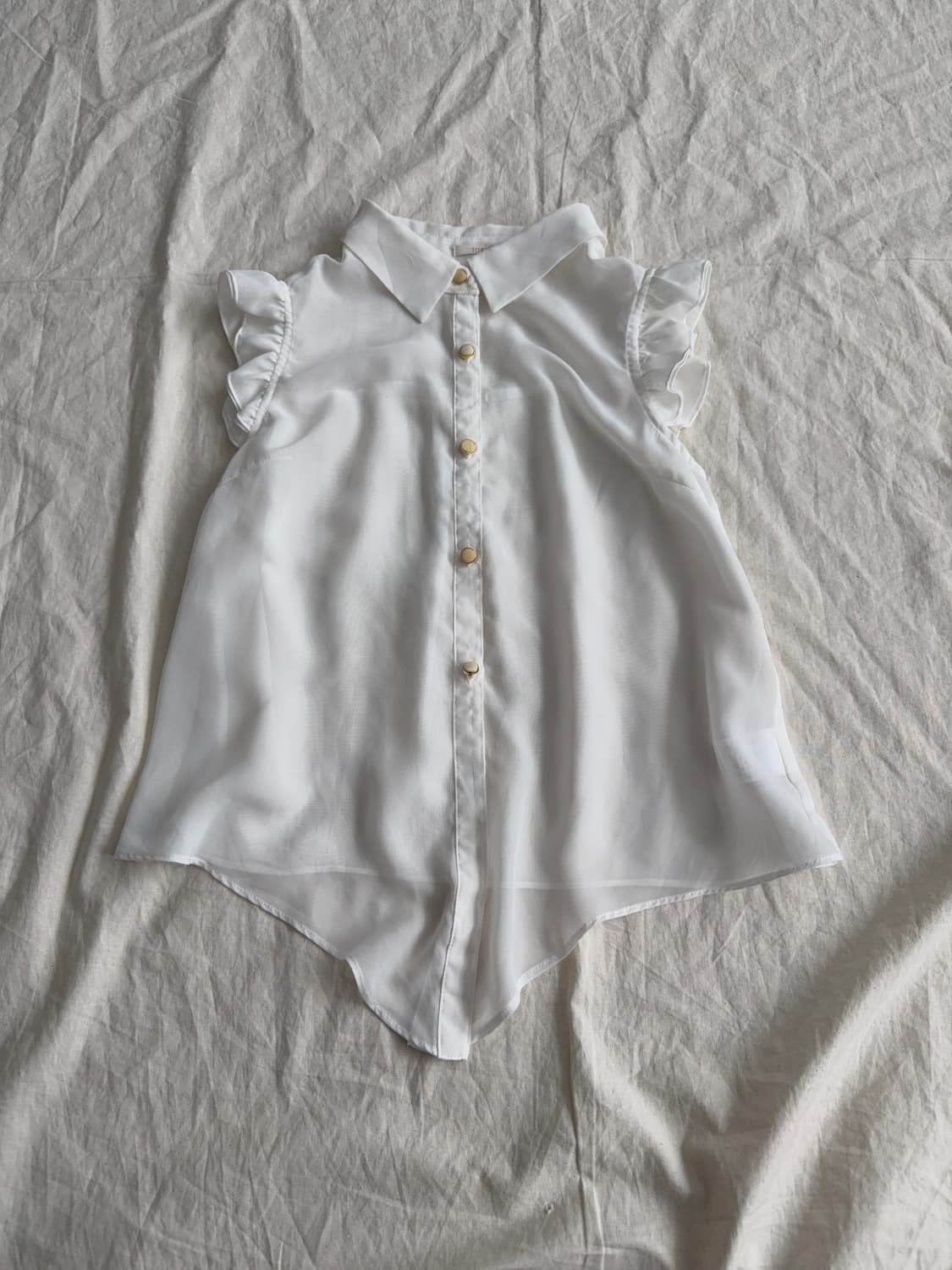 아이보리 러블리 쉬폰 블라우스 상품이미지1