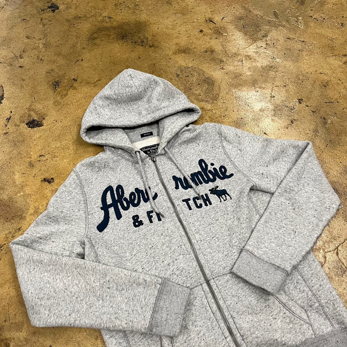 아베크롬비 그레이 후드집업 상품이미지1