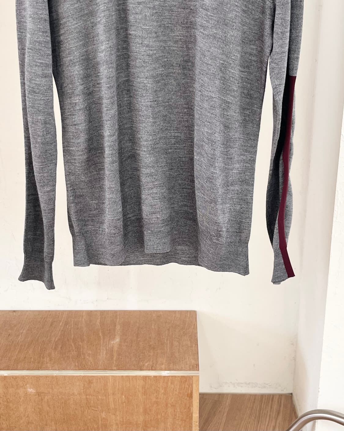 질샌더 그레이 블랜드 롱슬리브 니트 상품이미지5