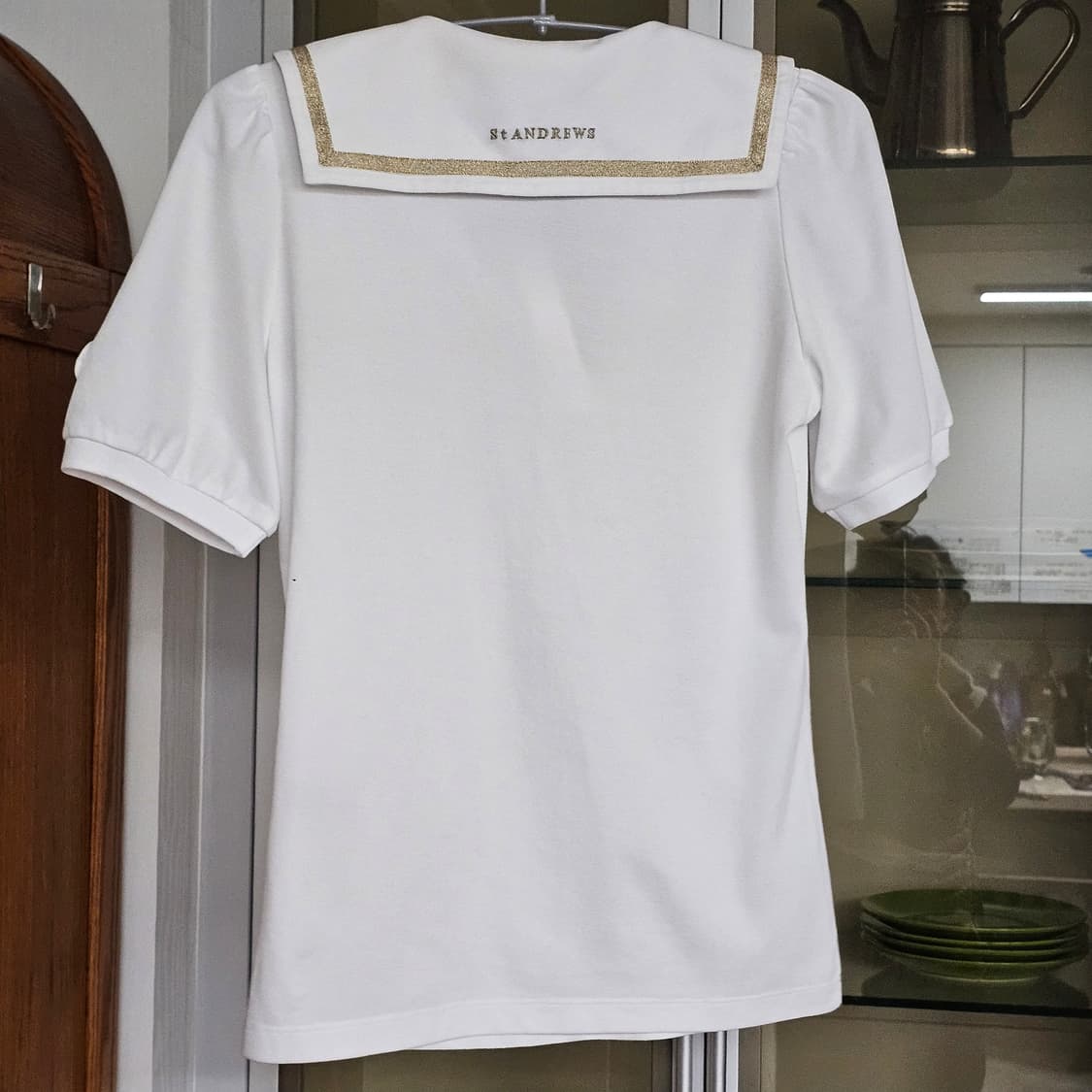 정품/ 세인트앤드류스 여성 세일러 칼라 반팔 골프 티셔츠 (85/ 상품이미지2