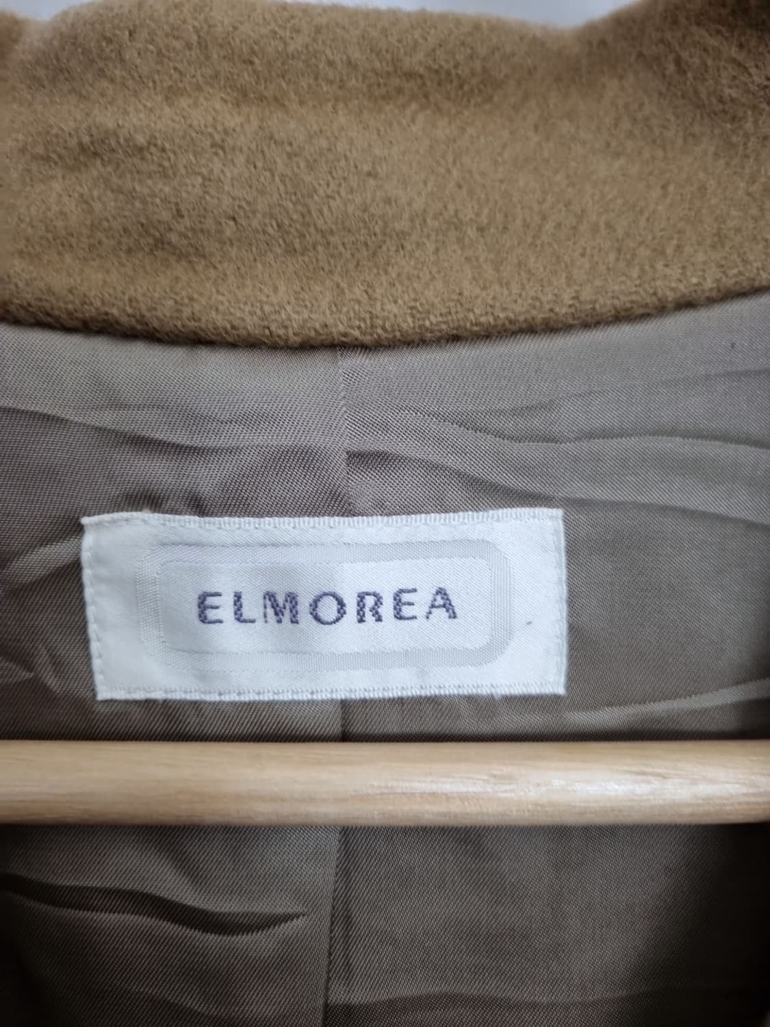 ELMOREA 카멜 울 캐시미어 코트  상품이미지6