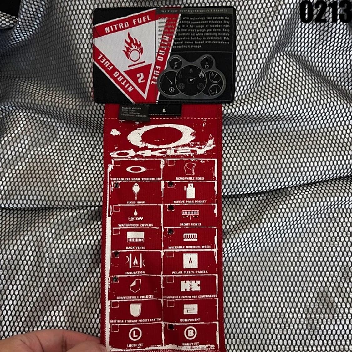 오클리 베스트+바람막이 이중 자켓 L 0213  상품이미지9