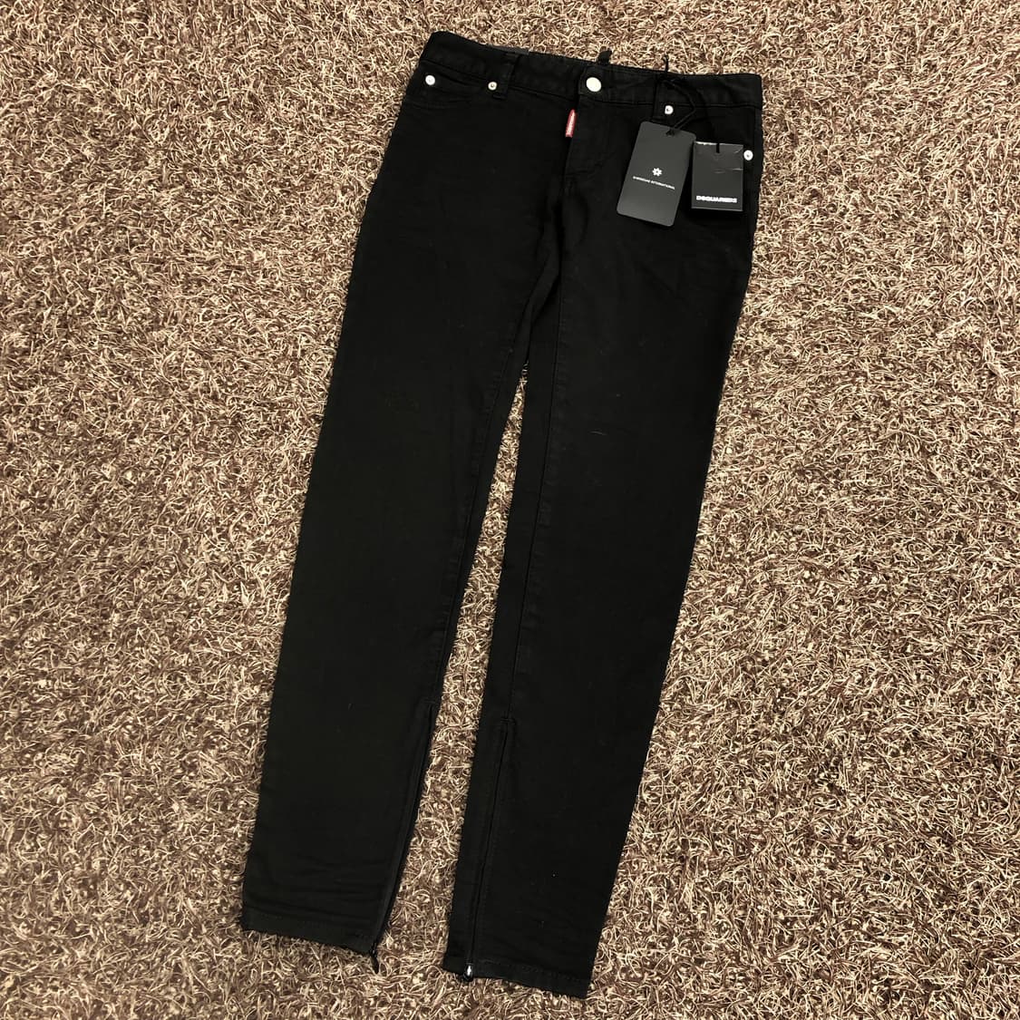 새상품 디스퀘어드 여성 블랙진 스키니진 데님 팬츠 상품이미지2