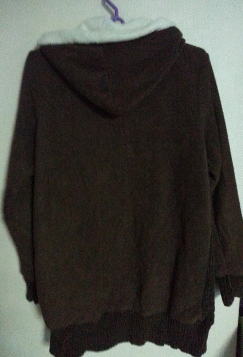 maple feel 털후드 롱스웨터 가슴둘레 79-87 상품이미지2