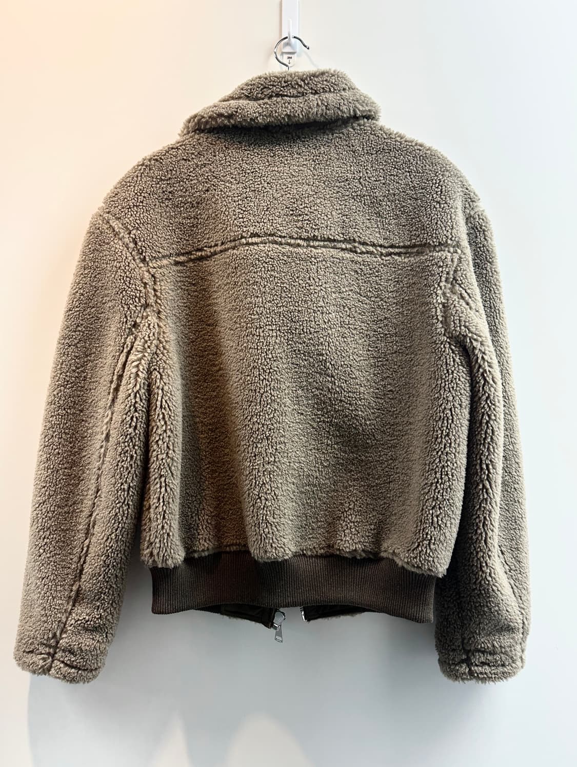 자라 포우 셔링 양털 자켓 (M, 새상품) 상품이미지9