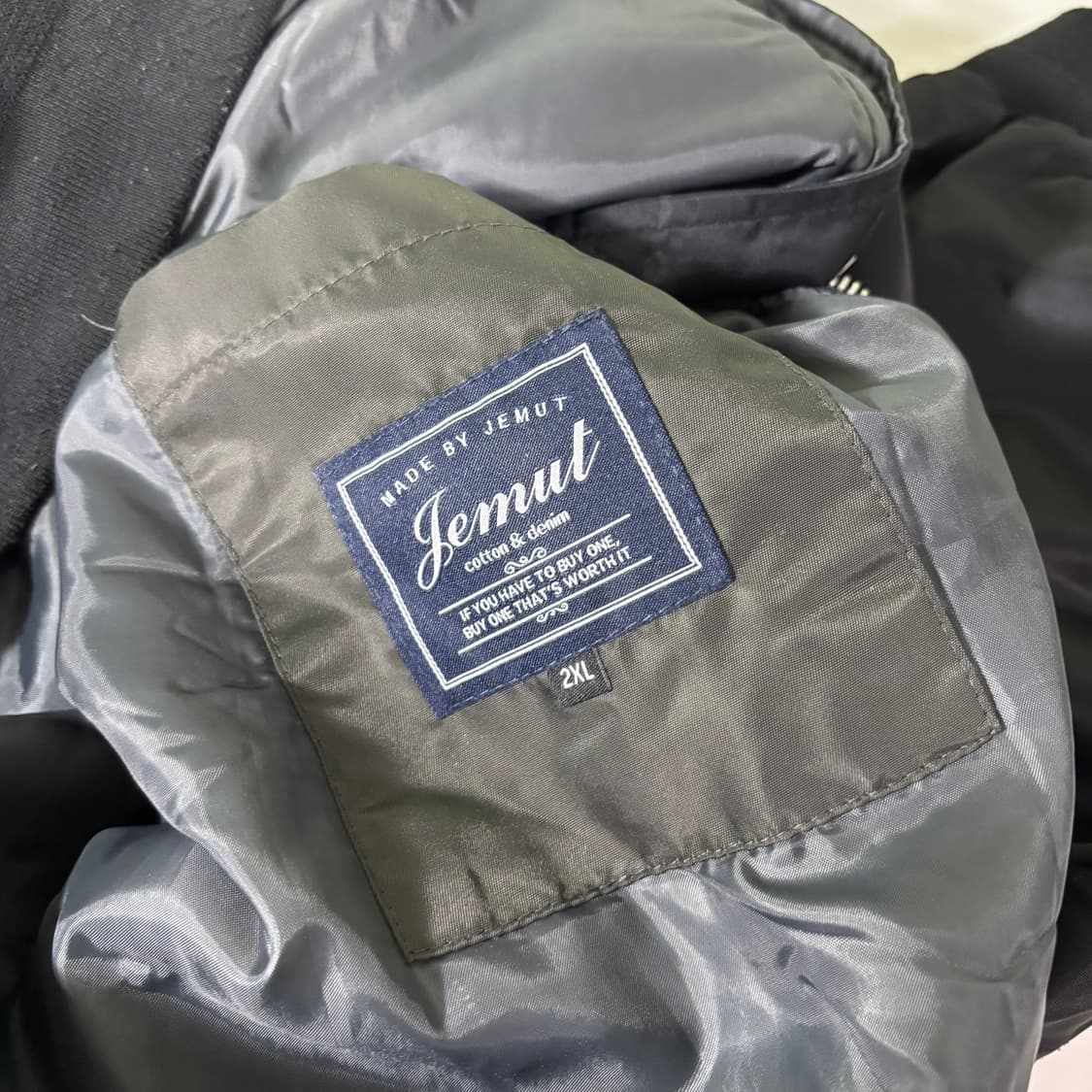 2XL 제멋 블랙 MA1 항공점퍼 상품이미지4