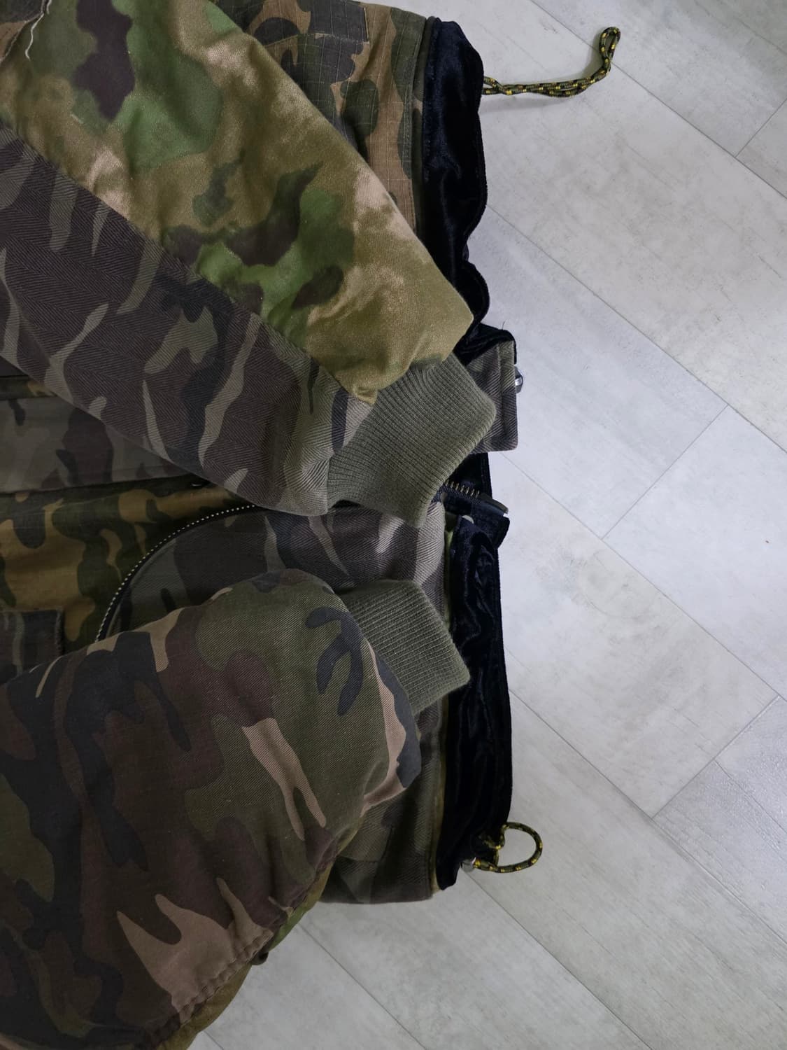 앤더슨벨 카모플라주 패치워크 봄버 S 상품이미지5