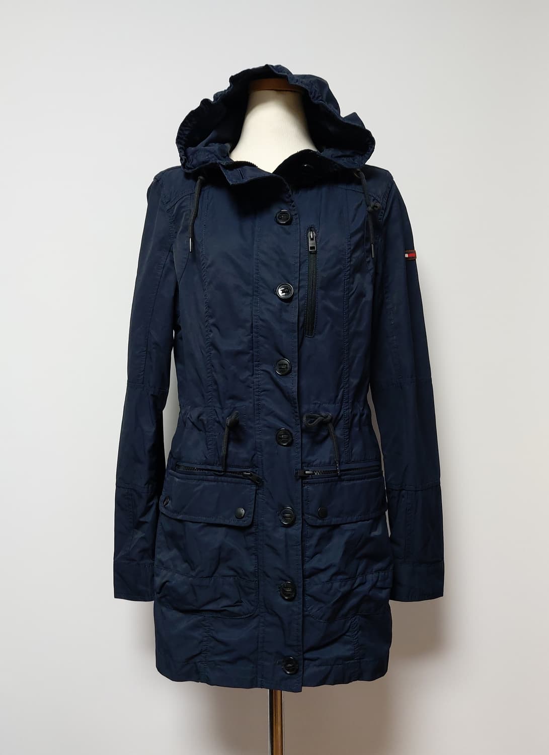 타미힐피거 여성 데님 후드 야상 자켓(XS) 상품이미지1