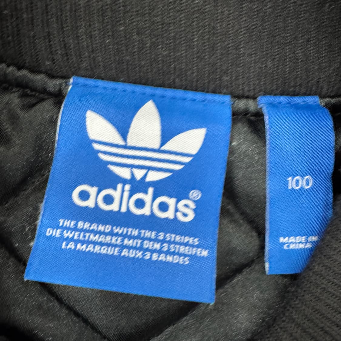 100 아디다스 패치 스타디움 바시티 자켓  상품이미지5