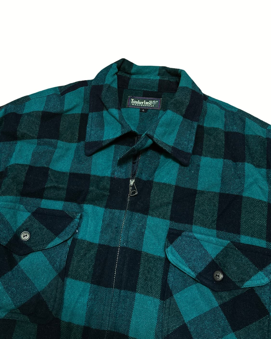 팀버랜드 플란넬 체크 누빔 자켓 상품이미지3