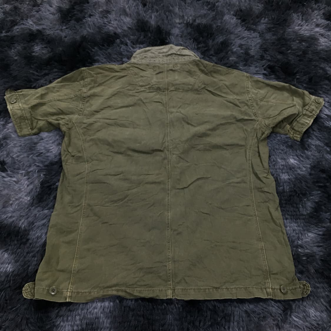 투티/A7 est1975 Avirex.LTD 카키 워크 셔츠 y2k 상품이미지3