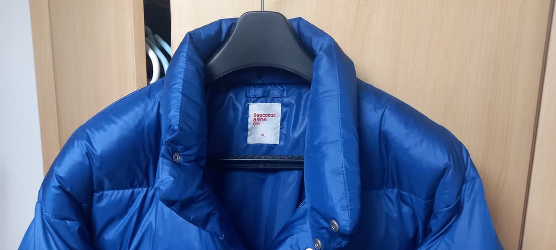에잇세컨즈 하프넥 패딩 블루 XL 상품이미지2
