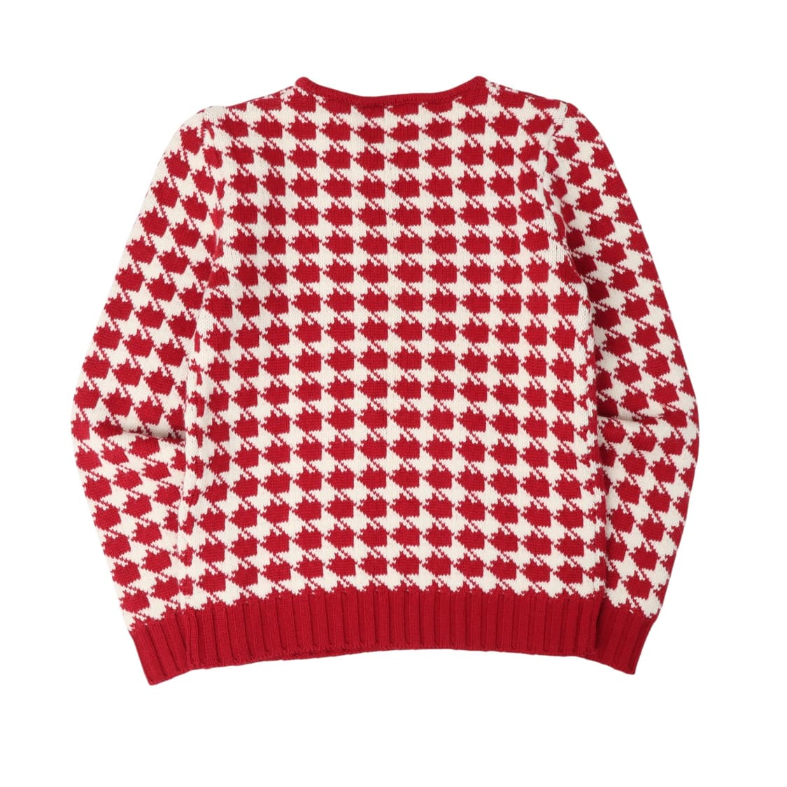 막스앤코 하운드투스 체크 레드 니트 상품이미지5
