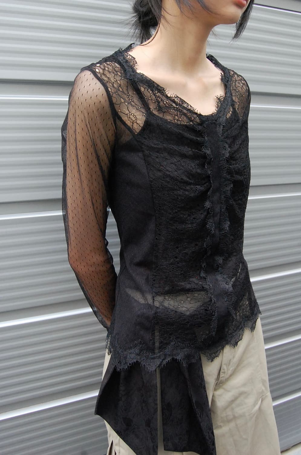 Hiroko koshino premier lace top 상품이미지1