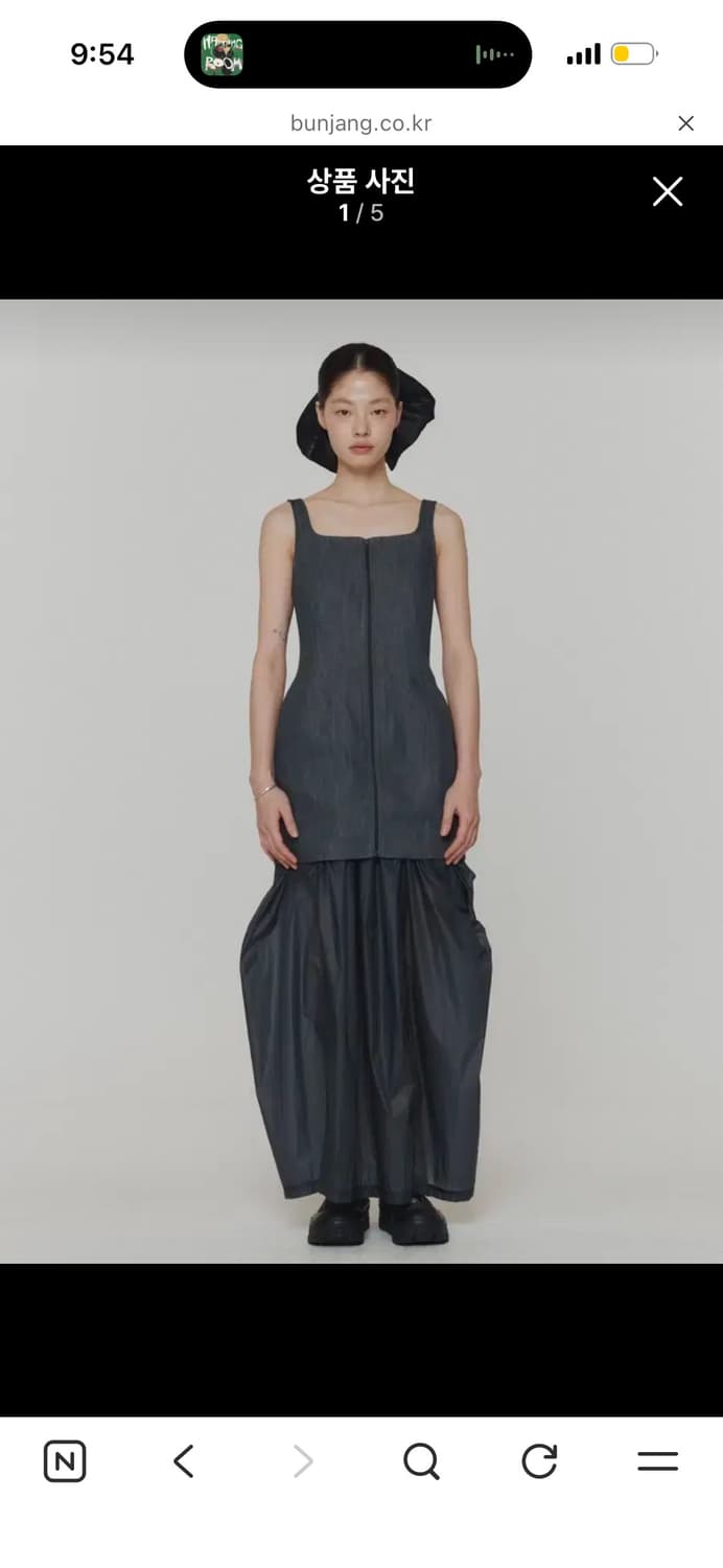 아모멘토 amomento HOURGLASS DENIM VEST 상품이미지1