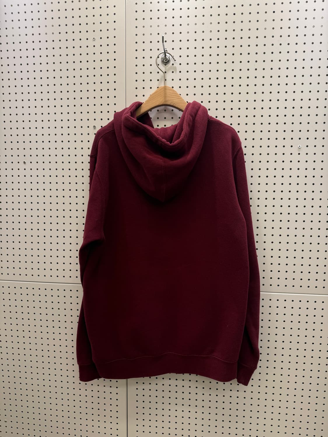 스투시 빅로고 버건디 후드티 U343 상품이미지3