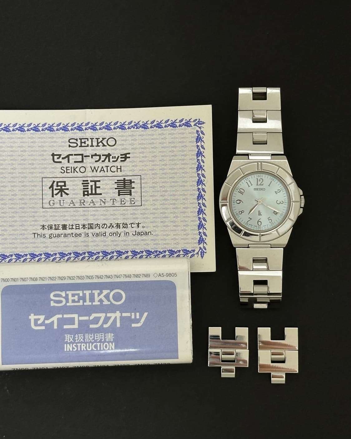 세이코 루키아 스카이블루 썬버스트 다이얼 시계 상품이미지2